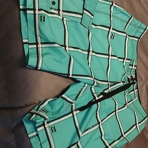 Green board shorts